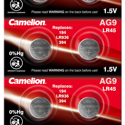 Baterii Ceas SR936SW AG9 LR936 G9 1.5V 45mAh Camelion Blister 10