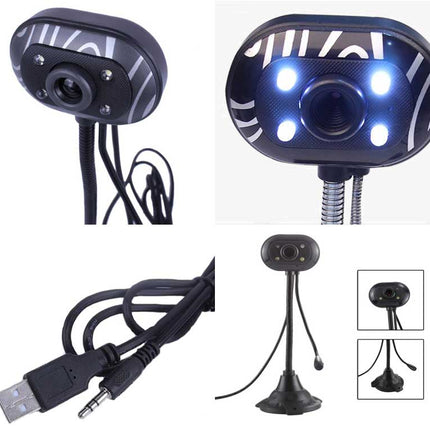 Camera web cu microfon gat flexibil