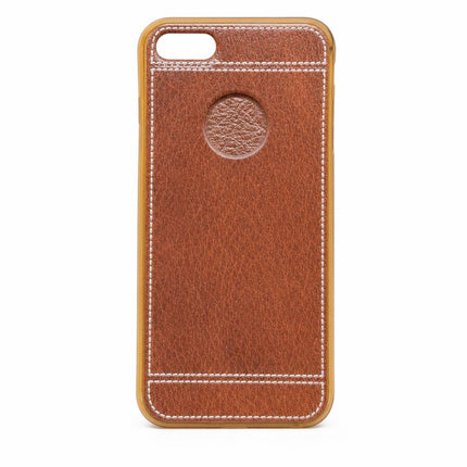 Carcasa TPU Iphone7 imitatie piele orange
