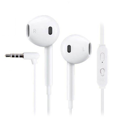 Casti telefon cu microfon ALB, M1 GOLF