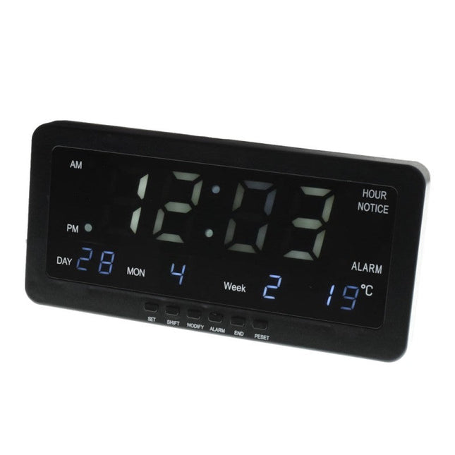Ceas perete digital led afisaj 12H - imagine 2