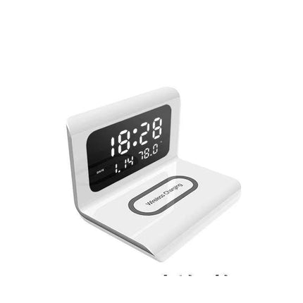 Ceas incarcare wireless alb sau negru