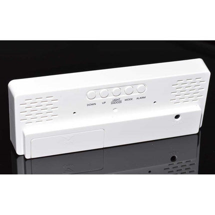 Ceas digital oglinda alb lumina alba,