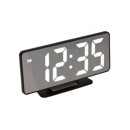 Ceas digital slim alarma led alb,rosu,verde,albastru