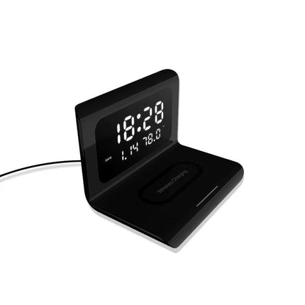 Ceas incarcare wireless alb sau negru