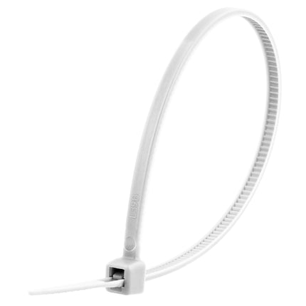 Colier plastic 150mm x 2,5mm Alb, TED
