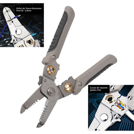 Cleste dezizolat cablu multifunctional 6IN1