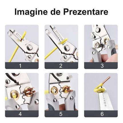 Cleste dezizolat cablu multifunctional 6IN1