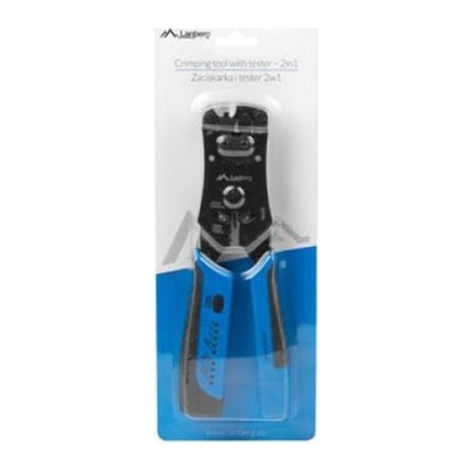Cleste de sertizat Lanberg NT-0203, RJ45 / RJ11 / RJ12, cu tester de cablu inclus - imagine 2