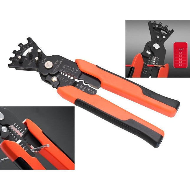 Cleste sertizat multifunctional 5in1 pentru instalatii