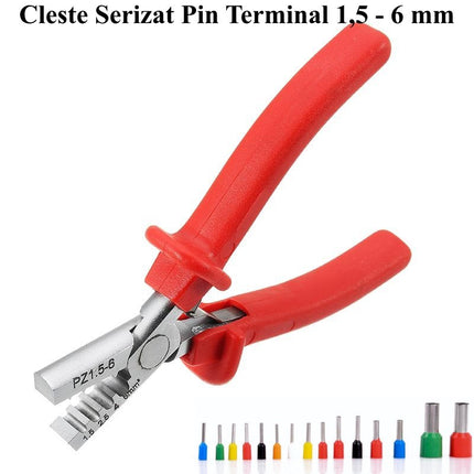 Cleste sertizat pini terminal pentru instalatii