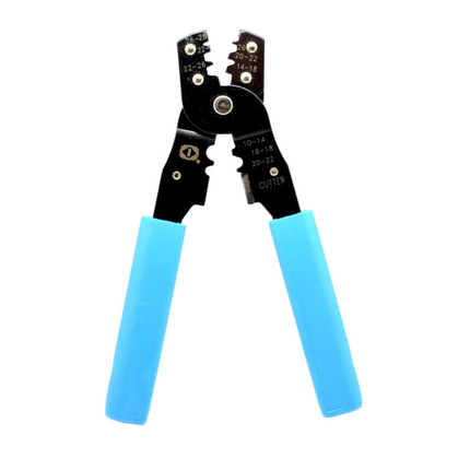 Cleste sertizat papuci electrici albastru