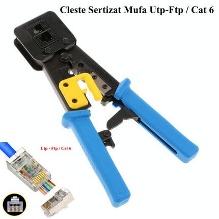 Cleste sertizat profesional mufa utp-ftp