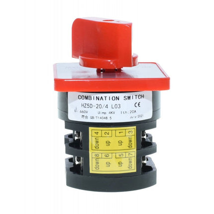 Comutator 2 came rotativ 0-1 20A