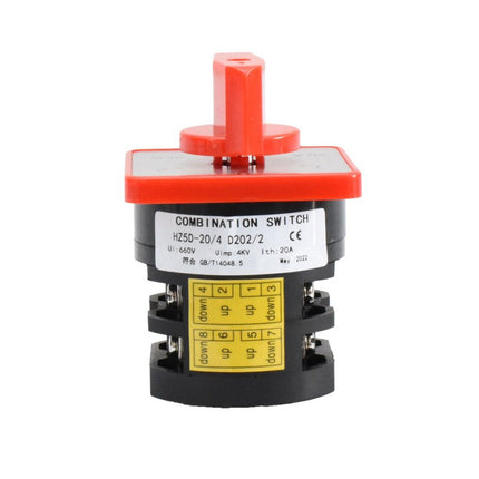 Comutator 2 came rotativ 1-0-2 20A