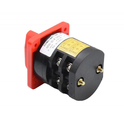 Comutator 2 came rotativ 1-0-2 20A