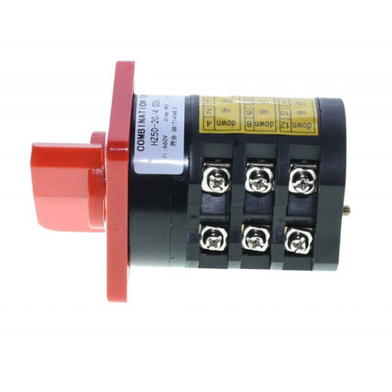 Comutator 3 came rotativ 0-1 20A