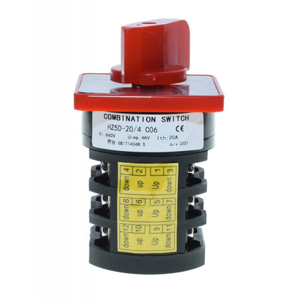 Comutator 3 came rotativ 0-1 20A