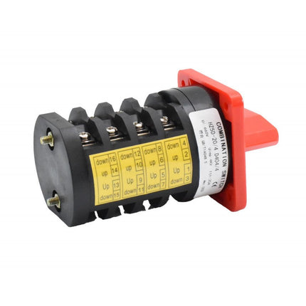 Comutator 4 came rotativ 1-0-2 20A