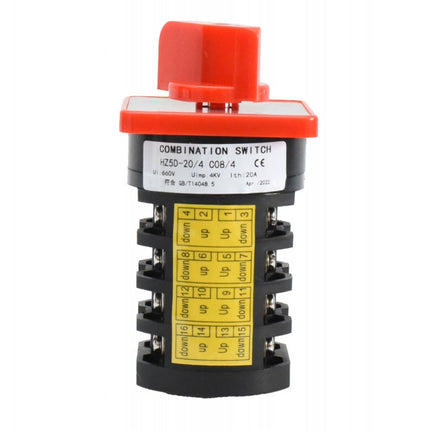 Comutator 4 came rotativ 1-0 20A