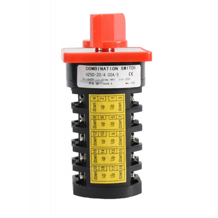 Comutator 5 came rotativ 1-0 20A