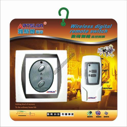 Comutator 2 becuri telecomanda T923B