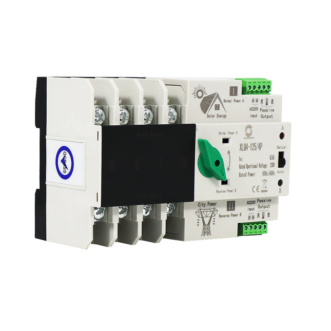 Comutator transfer automat ATS trifazat 230V 125A pentru fotovoltaice