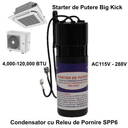 Condensator Releu Pornire AC-SPP6 Aer Conditionat AC