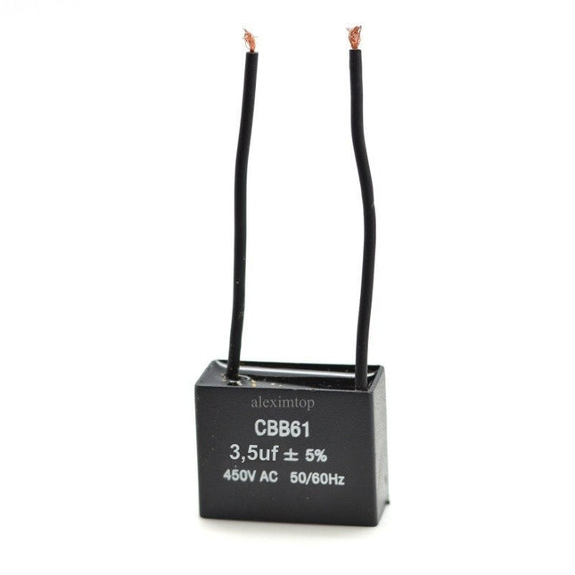 Condensator pornire motor fir 3.5uF 450V - Componente electronice