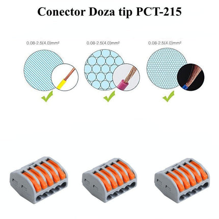 Conector Rapid 5 contacte pentru conectare