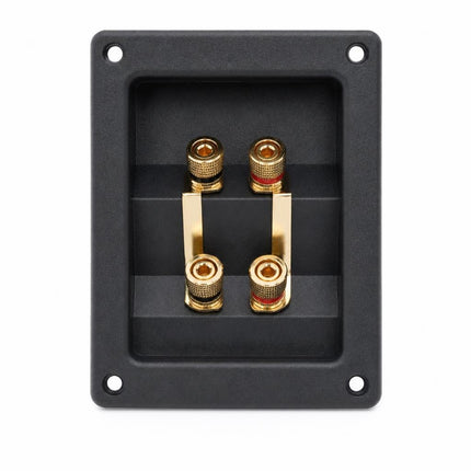 Conector boxa 4 contacte gold patrat