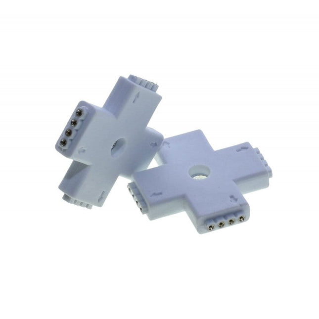 Conector banda led RGB cruce - Iluminat LED