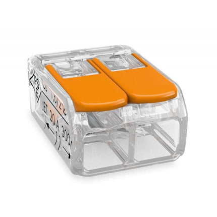 Conector Rapid transparent 2 contacte