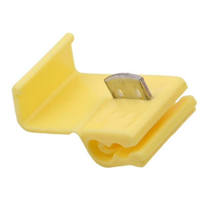 Conector rapid prin inadire galben 50buc