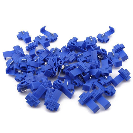 Conector rapid prin inadire albastru set