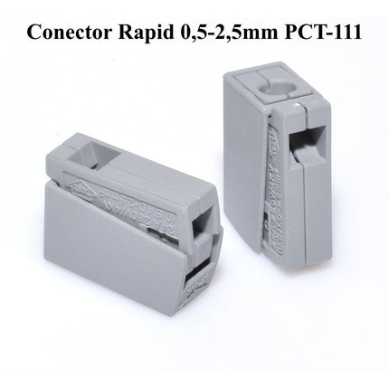 Conector rapid gri prin apasare