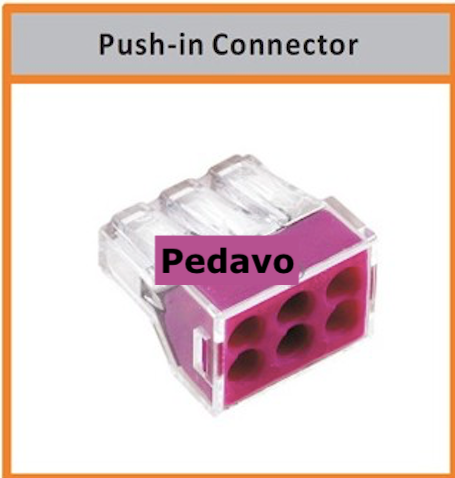 Conector rapid 6 contacte mov
