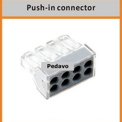 Conector Rapid 8 contacte gri