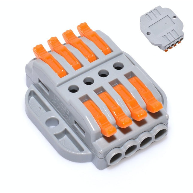 Conector Rapid 4-4 contacte pentru conectare