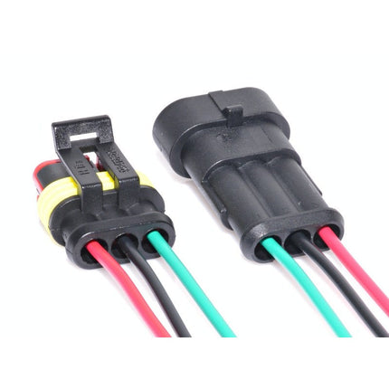 Conector auto 3 fire waterproof
