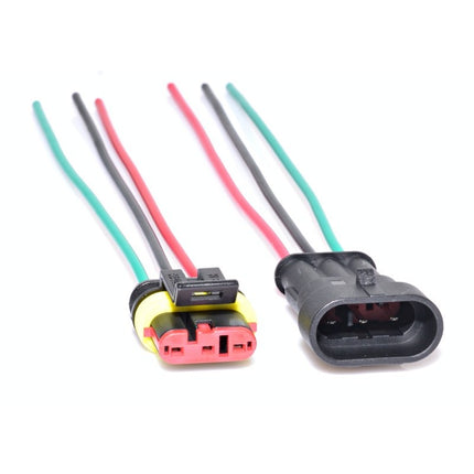 Conector auto 3 fire waterproof