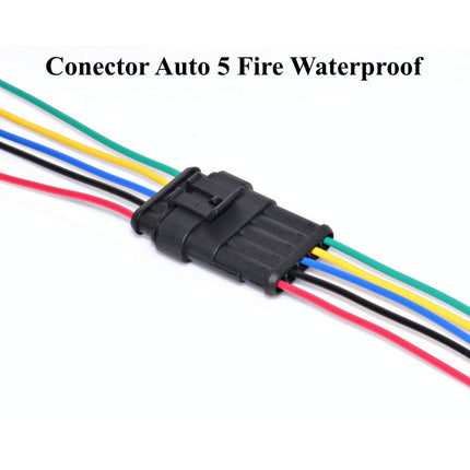 Conector auto 5 fire waterproof