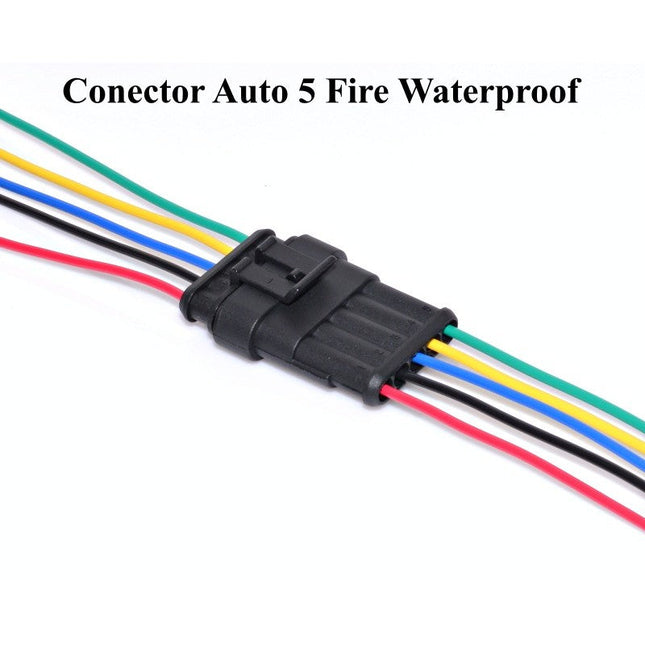 Conector auto 5 fire waterproof