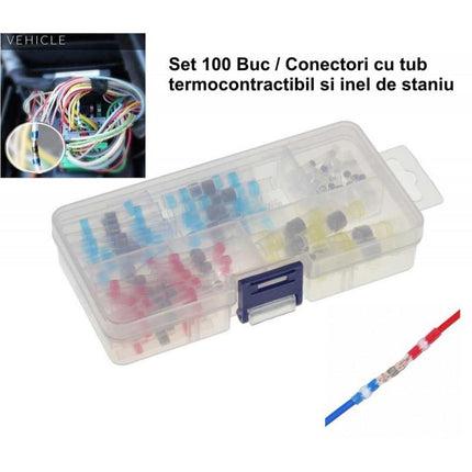 Conectori rapizi inel Cositor Tub Termocontractabil