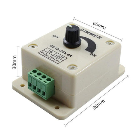 Controler monocrom banda led manual 12V 8A