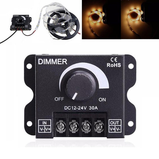 Controler banda led manual 24V 30A - Iluminat LED