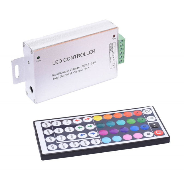 Controler banda led RGB din metal 24V 24A