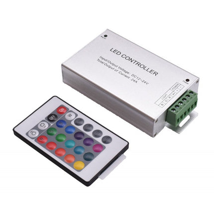 Controler banda led RGB din metal 24V 24A