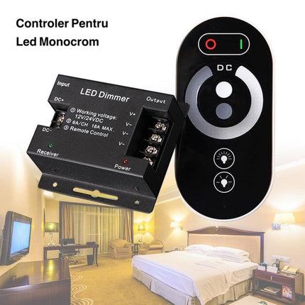 Controler monocrom telecomanda banda led DC 12V 24V