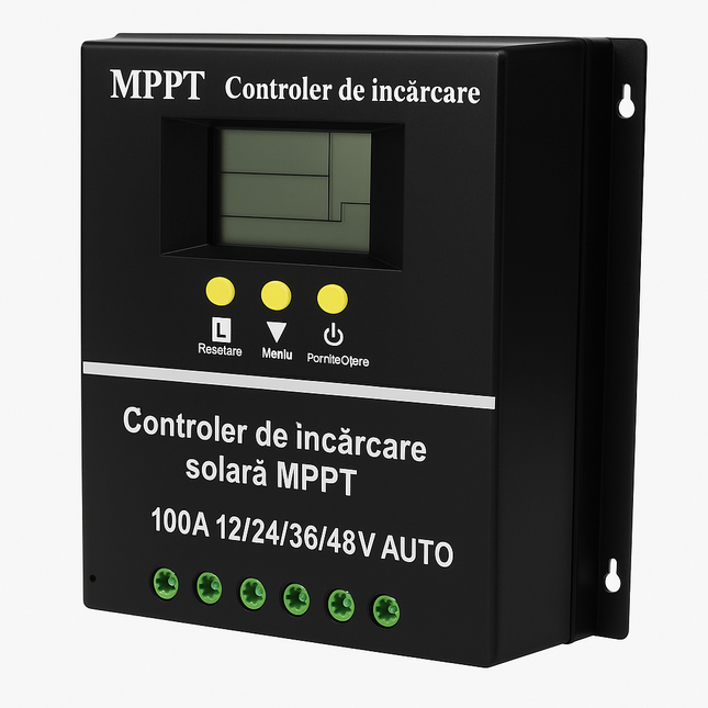 Controler solar MPPT 100A 12V-48V pentru sisteme fotovoltaice